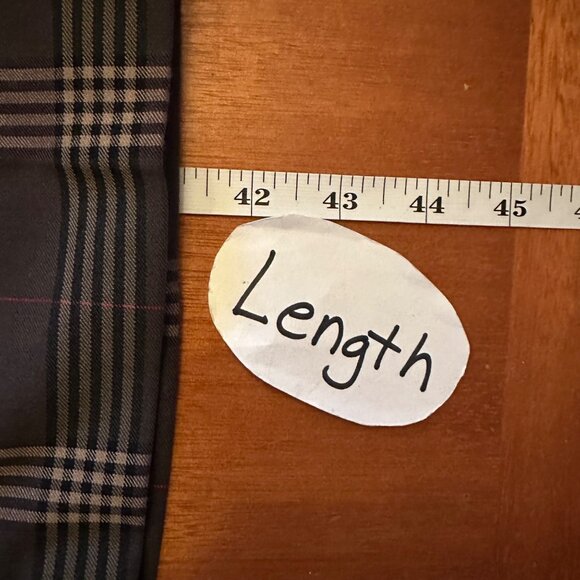 Vintage 90s Womens Brown Plaid boot cut Pants Size 10 By Bay - Picture 5 of 9